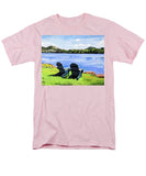 Mirror Lake Lake Placid New York - Men's T-Shirt  (Regular Fit)