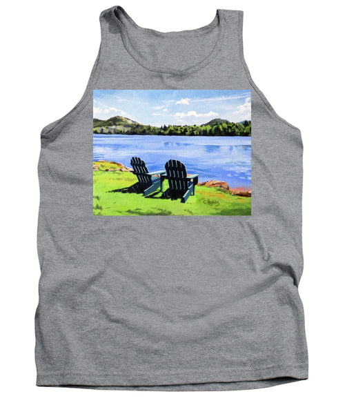 Mirror Lake Lake Placid New York - Tank Top