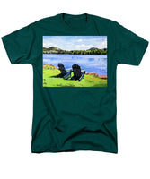 Mirror Lake Lake Placid New York - Men's T-Shirt  (Regular Fit)
