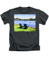 Mirror Lake Lake Placid New York - Kids T-Shirt