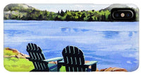 Mirror Lake Lake Placid New York - Phone Case