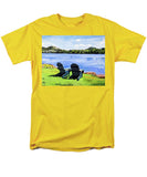 Mirror Lake Lake Placid New York - Men's T-Shirt  (Regular Fit)