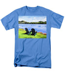 Mirror Lake Lake Placid New York - Men's T-Shirt  (Regular Fit)