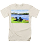 Mirror Lake Lake Placid New York - Men's T-Shirt  (Regular Fit)
