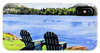 Mirror Lake Lake Placid New York - Phone Case
