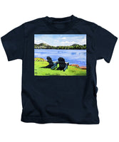 Mirror Lake Lake Placid New York - Kids T-Shirt