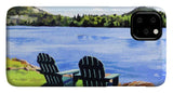 Mirror Lake Lake Placid New York - Phone Case