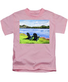 Mirror Lake Lake Placid New York - Kids T-Shirt
