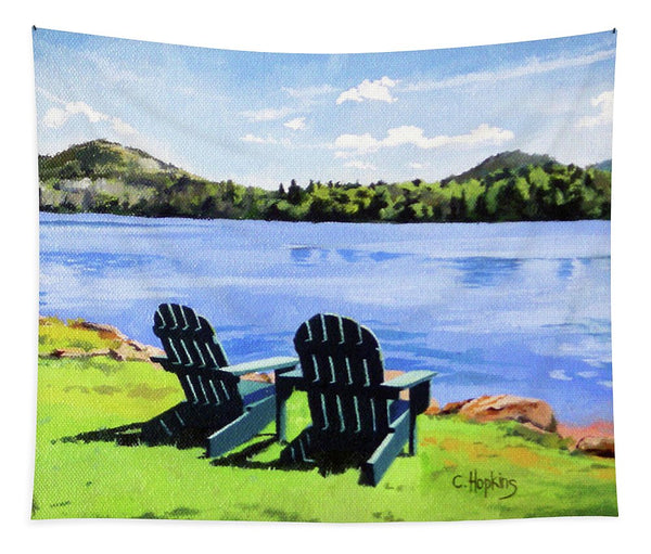 Mirror Lake Lake Placid New York - Tapestry