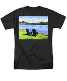 Mirror Lake Lake Placid New York - Men's T-Shirt  (Regular Fit)