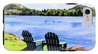 Mirror Lake Lake Placid New York - Phone Case