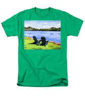 Mirror Lake Lake Placid New York - Men's T-Shirt  (Regular Fit)