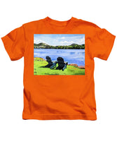 Mirror Lake Lake Placid New York - Kids T-Shirt