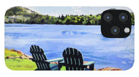 Mirror Lake Lake Placid New York - Phone Case