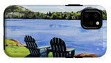 Mirror Lake Lake Placid New York - Phone Case