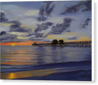 Naples Pier Naples Florida - Canvas Print