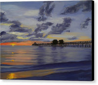 Naples Pier Naples Florida - Canvas Print