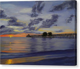 Naples Pier Naples Florida - Canvas Print