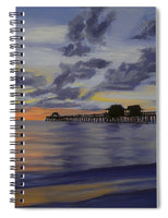 Naples Pier Naples Florida - Spiral Notebook