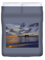 Naples Pier Naples Florida - Duvet Cover