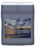 Naples Pier Naples Florida - Duvet Cover