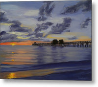 Naples Pier Naples Florida - Metal Print