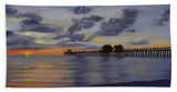 Naples Pier Naples Florida - Beach Towel