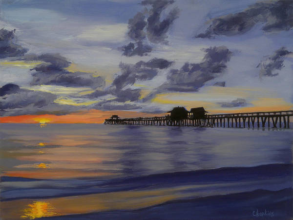 Naples Pier Naples Florida - Art Print