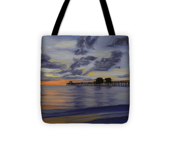Naples Pier Naples Florida - Tote Bag