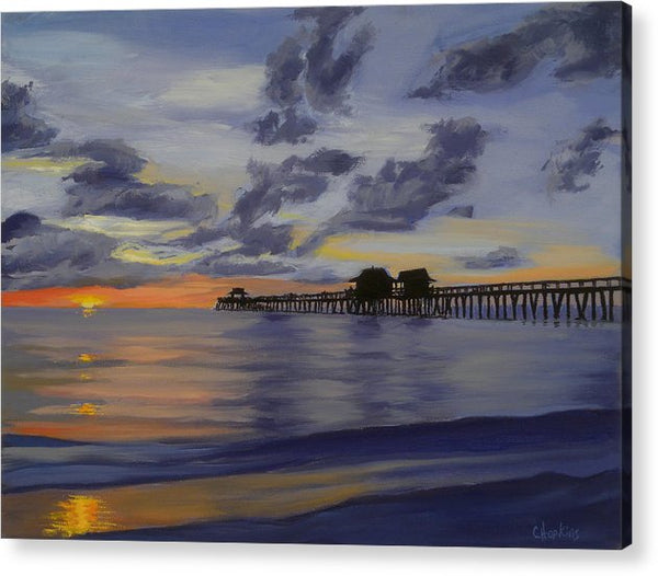 Naples Pier Naples Florida - Acrylic Print