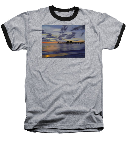 Naples Pier Naples Florida - Baseball T-Shirt