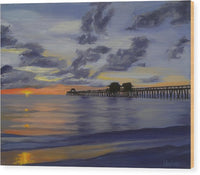 Naples Pier Naples Florida - Wood Print