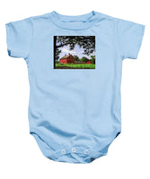 Nathan Hale Homestead Coventry Connecticut - Baby Onesie