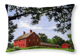 Nathan Hale Homestead Coventry Connecticut - Throw Pillow