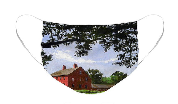 Nathan Hale Homestead Coventry Connecticut - Face Mask