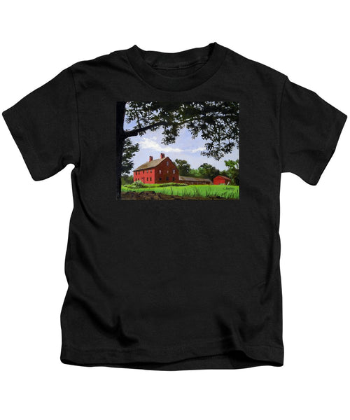 Nathan Hale Homestead Coventry Connecticut - Kids T-Shirt