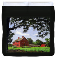 Nathan Hale Homestead Coventry Connecticut - Duvet Cover