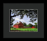 Nathan Hale Homestead Coventry Connecticut - Framed Print