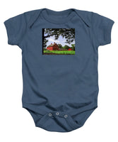 Nathan Hale Homestead Coventry Connecticut - Baby Onesie