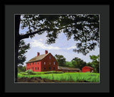 Nathan Hale Homestead Coventry Connecticut - Framed Print