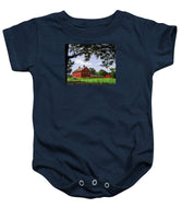 Nathan Hale Homestead Coventry Connecticut - Baby Onesie
