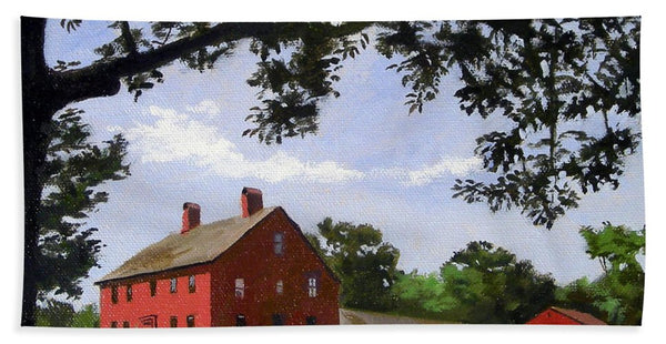 Nathan Hale Homestead Coventry Connecticut - Bath Towel