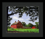 Nathan Hale Homestead Coventry Connecticut - Framed Print