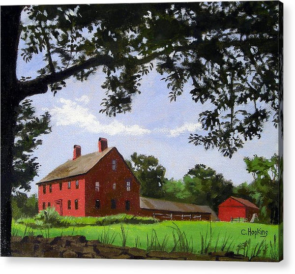 Nathan Hale Homestead Coventry Connecticut - Acrylic Print