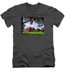 Nathan Hale Homestead Coventry Connecticut - Men's V-Neck T-Shirt