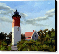 Nauset Lighthouse Cape Cod Massachusetts - Canvas Print