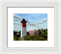 Nauset Lighthouse Cape Cod Massachusetts - Framed Print