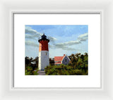 Nauset Lighthouse Cape Cod Massachusetts - Framed Print