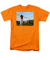 Nauset Lighthouse Cape Cod Massachusetts - Men's T-Shirt  (Regular Fit)