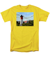 Nauset Lighthouse Cape Cod Massachusetts - Men's T-Shirt  (Regular Fit)